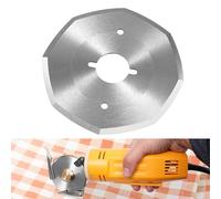 Hayaww 70 mm Cuchilla de Tijera Eléctrica Cuchilla de Repuesto para Cúter Rotativo Eléctrico Tijeras Eléctricas Inalámbricas Cuchillas Cortador Rotativo para Caja de Cartón Alfombras Cuero Tela (A)