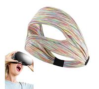 Hayaww VR Eye Mask VR Face Cover transpiración Banda Banda Banda Banda Banda de Sudor Ajustable VR Transpirable máscara de Ojos Lavable Banda para Oculus Quest 2 Go HTC Vive PS VR (A)