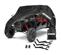 HAYCOVER Funda UTV, Impermeable, Material de Tela Oxford de Denier Pesado para Polaris RZR Yamaha Can-Am Defender Kawasaki Ranger Cover Universal 4-6 pasajeros