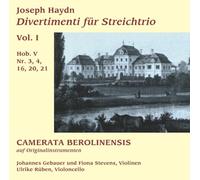 Haydn, J. - Divertimenti for String Trio 1