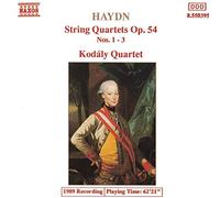 Haydn, J. – Cuartetos de cuerda Op. 54 n.º 1, 2 y 3 – NAXOS