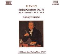 Haydn, J. – Cuartetos de cuerda Op. 76 n.º 4, 5 y 6