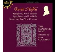 Haydn, J. - Symphonies N 76 En Mi Bémol, N 77 En Si Bémol, N 78 En Do Mineur