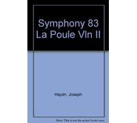 Haydn, Joseph. Sinfonie in G minor Hob. I:83 "La Poule"