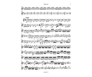 Haydn, Joseph. Symphony "The Clock" Hob I:101/Violín II