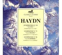 HAYDN : Symphonie n° 59 le feu , 73 la chasse , 94 la surprise