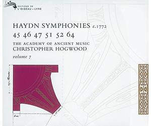 Haydn : Symphonies n° 45, 46 ,47, 51, 52, 64 - vo l 7