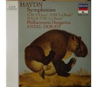 Haydn Symphonies N° 82 "L'ours", N° 83 "La poule", N° 84 et N° 85 "La Reine"