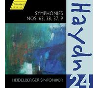 Haydn : Symphonies n° 9, 37, 38 et 63 - vol. 24. Spillner.