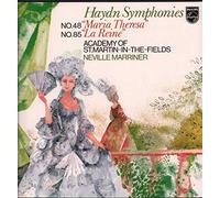 Haydn Symphonies - No. 48 Maria Theresa, No. 85 La Reine - 12" vinyl LP - Marriner ASMF - Philips 9500 200