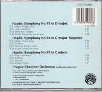 HAYDN Symphonies Nos. 93, 94 & 95; Prague Chamber Orchestra