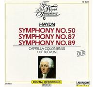 Haydn - World of the Symphonies 10: Symphonies 50 87 & 89