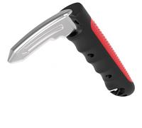 Haydyson Manija de coche 3 en 1 para personas mayores, rojo, 6.1 x 3.8 pulgadas, aleación de acero y compuesto, agarre de nailon, soporta hasta 400 libras, compatible con pestillo de puerta en forma