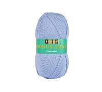 Hayfield Bonus Aran - Ovillo de lana, color aciano (610), 100 g