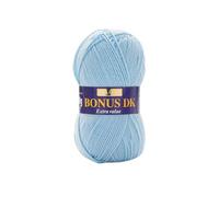 Hayfield Bonus DK Doble Tejido, Azul Polvo (960), 100 g de Sirdar