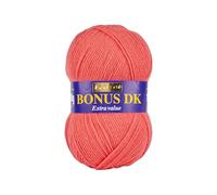 Hayfield Bonus DK Hilo de tejer doble, coral brillante (578), 100 g por Sirdar