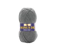 Hayfield - Lana de Tejido Doble Bonus DK (100 g), Hilo, Dark Grey Mix, 19 x 9 x 9 cm