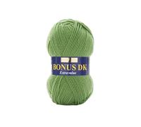 Hayfield - Lana de Tejido Doble Bonus DK (100 g), Hilo, Grass, 19 x 9 x 9 cm