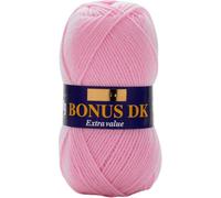 Hayfield - Lana de Tejido Doble Bonus DK (100 g), Hilo, Iced Pink, 19 x 9 x 9 cm