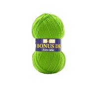 Hayfield - Lana de Tejido Doble Bonus DK (100 g), Hilo, Lemongrass, 19 x 9 x 9 cm