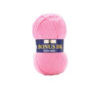 Hayfield - Lana de Tejido Doble Bonus DK (100 g), Hilo, Rosa, 19 x 9 x 9 cm