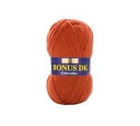 Hayfield - Lana de Tejido Doble Bonus DK (100 g), Hilo, Zorro, 19 x 9 x 9 cm