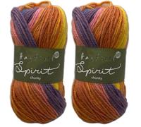 Hayfield Spirit Chunky, Zest (400), 100g de Sirdar (Paquete de 2)