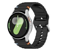 HAYONLIY Correa compatible con Samsung Galaxy Watch 7/6/5/4/FE 40 mm 44 mm/Galaxy Watch 6/4 Classic 43 mm 47 mm 42 mm 46 mm/Galaxy Watch 5 Pro 45 mm, correa de repuesto deportiva de silicona para