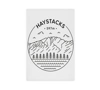Haystacks Cumbria Lake District - Póster en lienzo para decoración de dormitorio, oficina, habitación, regalo, 60 x 90 cm