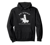 Haz Cosas Que asustan a tu Familia Humor Divertido Croc Rider Sudadera con Capucha