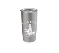 Haz cosas que asustan a tu familia Humor divertido Croc Rider Vaso térmico de acero inoxidable de doble pared