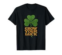 Haz Crecer tu Suerte Shamrock Spring Artwork Camiseta