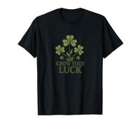 Haz Crecer tu Suerte Shamrock Spring Artwork Camiseta