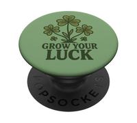Haz Crecer tu Suerte Shamrock Spring Artwork PopSockets PopGrip Adhesivo