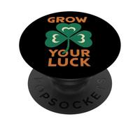 Haz Crecer tu Suerte Shamrock Spring Artwork PopSockets PopGrip Adhesivo