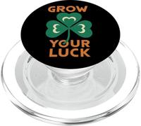 Haz Crecer tu Suerte Shamrock Spring Artwork PopSockets PopGrip para MagSafe