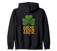 Haz Crecer tu Suerte Shamrock Spring Artwork Sudadera con Capucha