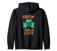 Haz Crecer tu Suerte Shamrock Spring Artwork Sudadera con Capucha