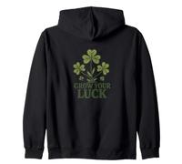 Haz Crecer tu Suerte Shamrock Spring Artwork Sudadera con Capucha