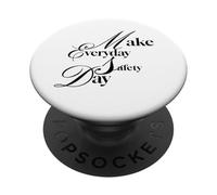 Haz de cada día un día de seguridad - porque un día no es suficiente PopSockets PopGrip Adhesivo