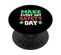 Haz de cada día un día de seguridad - porque un día no es suficiente PopSockets PopGrip Adhesivo