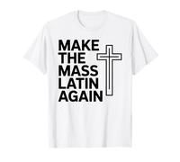 Haz de Nuevo la Cruz católica Tradicional en latín Camiseta