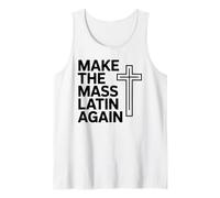 Haz de Nuevo la Cruz católica Tradicional en latín Camiseta sin Mangas