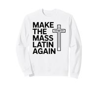 Haz de Nuevo la Cruz católica Tradicional en latín Sudadera