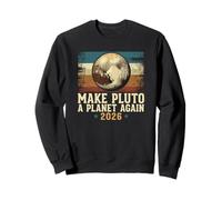 Haz de Plutón un Planeta de Nuevo 2026 Retro Science 9 Planetas Lover Sudadera