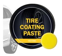 Haz de rueda para neumáticos de coche - 100 g quitamanchas de neumáticos y revestimiento de alto brillo | aspecto mejorado de neumáticos duradero para la limpieza, renovación, renovación y encerado de