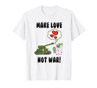 Haz el amor, no la guerra, la paz, la lucha contra la guerra Camiseta