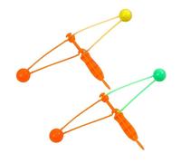 Haz en Clackers Toys, bola de parachoques de manivela, creativos para fiestas, juguetes sensoriales con bola | Novedad Ball k Clacks Noise Maker Party Noisemakers Juguetes vintage para cumpleaños del