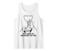 Haz Esto En Memoria De Mí Eucaristía Misa Católica Camiseta sin Mangas