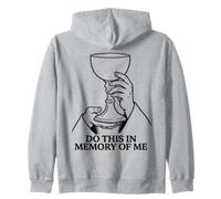 Haz Esto En Memoria De Mí Eucaristía Misa Católica Sudadera con Capucha